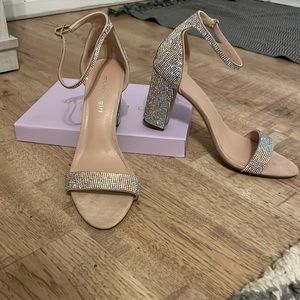 Rhinestone heels